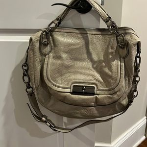 COACH HANDBAG Light grey NEVER USED!!